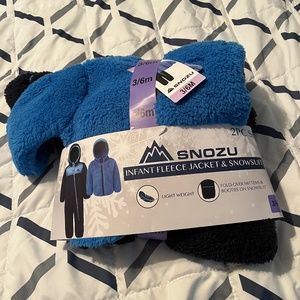 Infant Snowsuit and Fleece Jacket Set